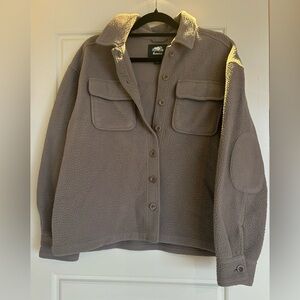 Women’s S tan coloured roots fall Sherpa coat